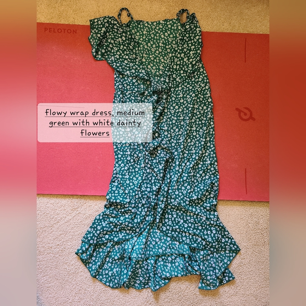 Flowy wrap dress